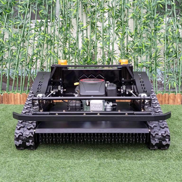 Remote Controlled Caterpillar Lawn Mower Robot
